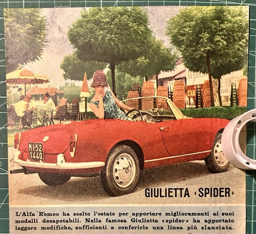 Rara pubblicità alfa - alfa, romeo