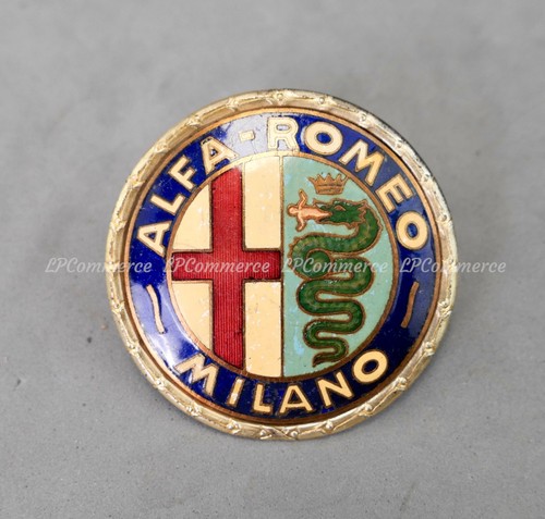 Stemma alfa romeo smaltato - alfa,